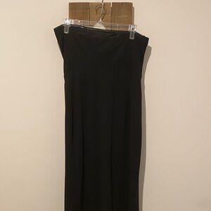 Elegant Black Strapless Dress
